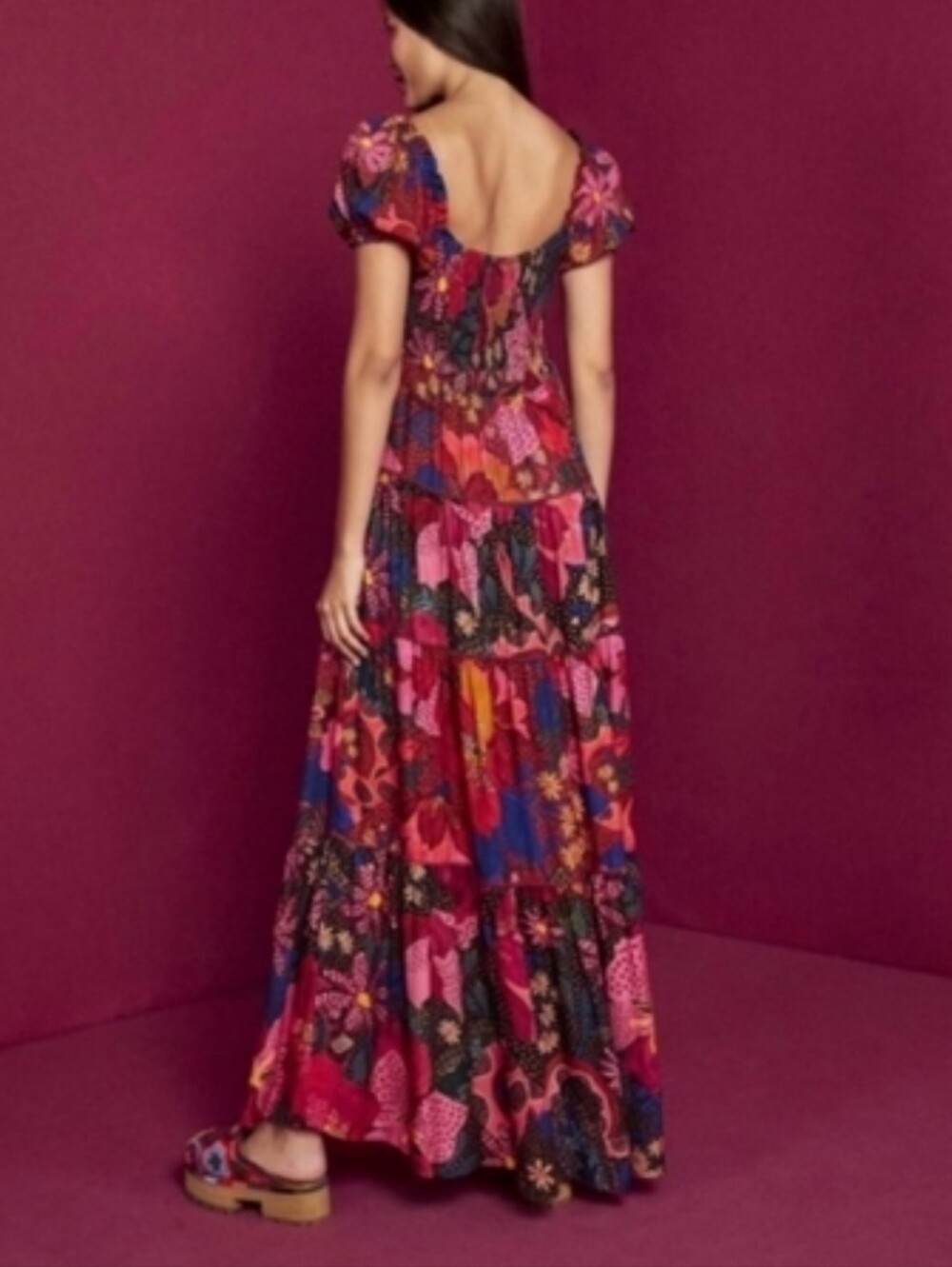 NWT FARM RIO | $260 Mixed Garden Snake Maxi Dress - Picture 2 of 9